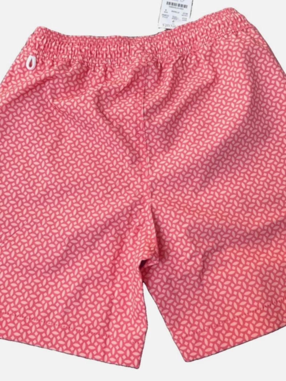 J. Crew Boys' compression-lined swim trunk bright coral Size 8 New With Tag